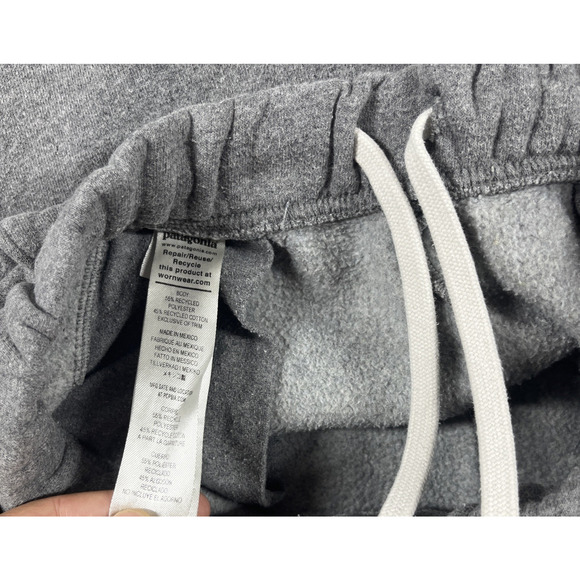 Patagonia Sweatpants Womens Extra Small Uprisal Fitz Roy Icon Fleece Thick - Picture 4 of 16